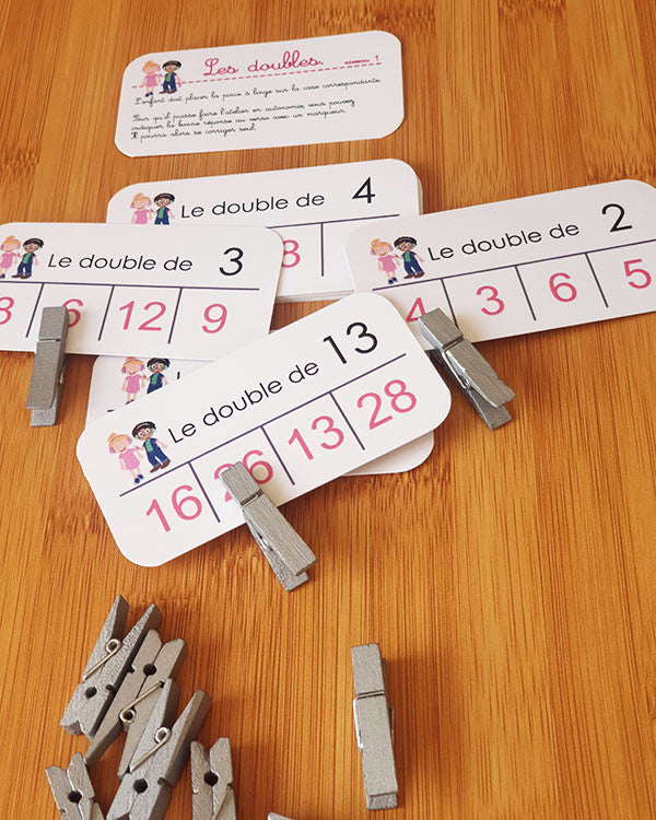 Les Doubles Niveau 1 - Eveil Montessori Maroc