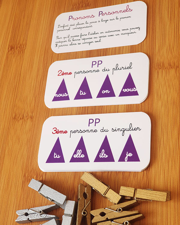 Les Pronoms Personnels - Eveil Montessori Maroc