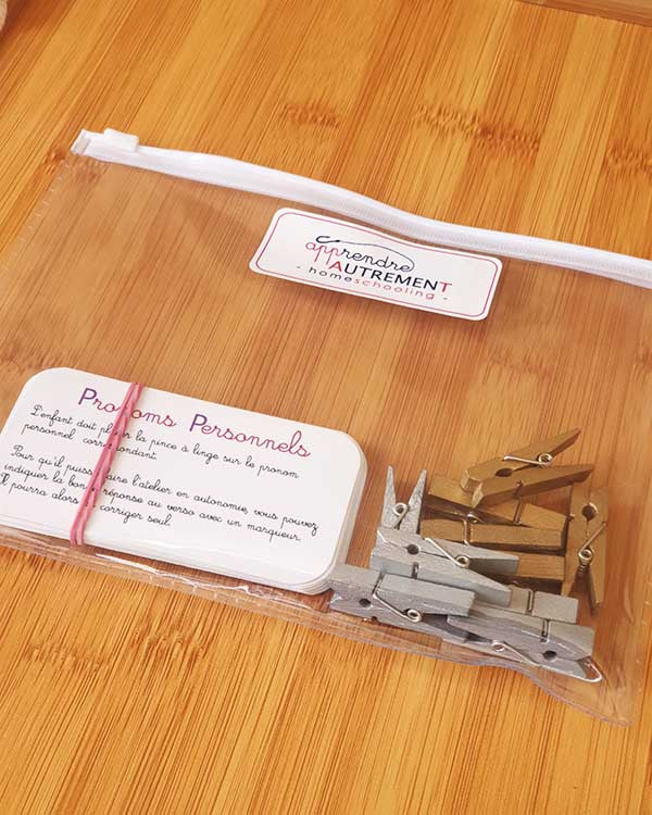 Les Pronoms Personnels - Eveil Montessori Maroc