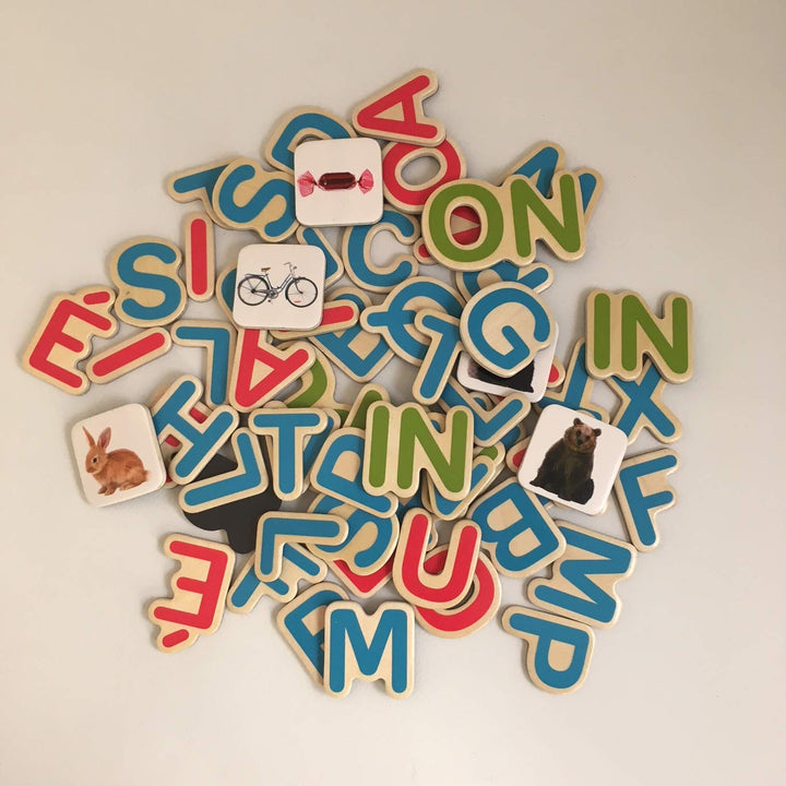 Lettres magnétiques Céline Alvarez - Eveil Montessori Maroc