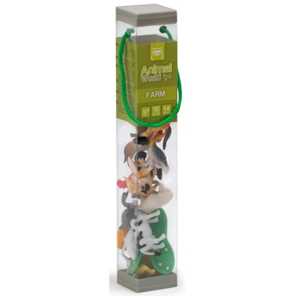 Ensemble de 14 animaux de la ferme - Eveil Montessori Maroc