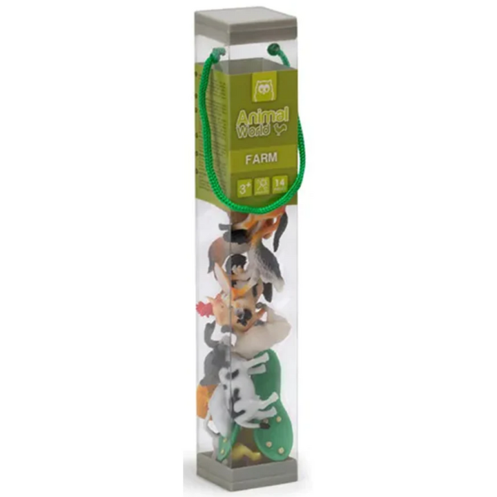 Ensemble de 14 animaux de la ferme - Eveil Montessori Maroc