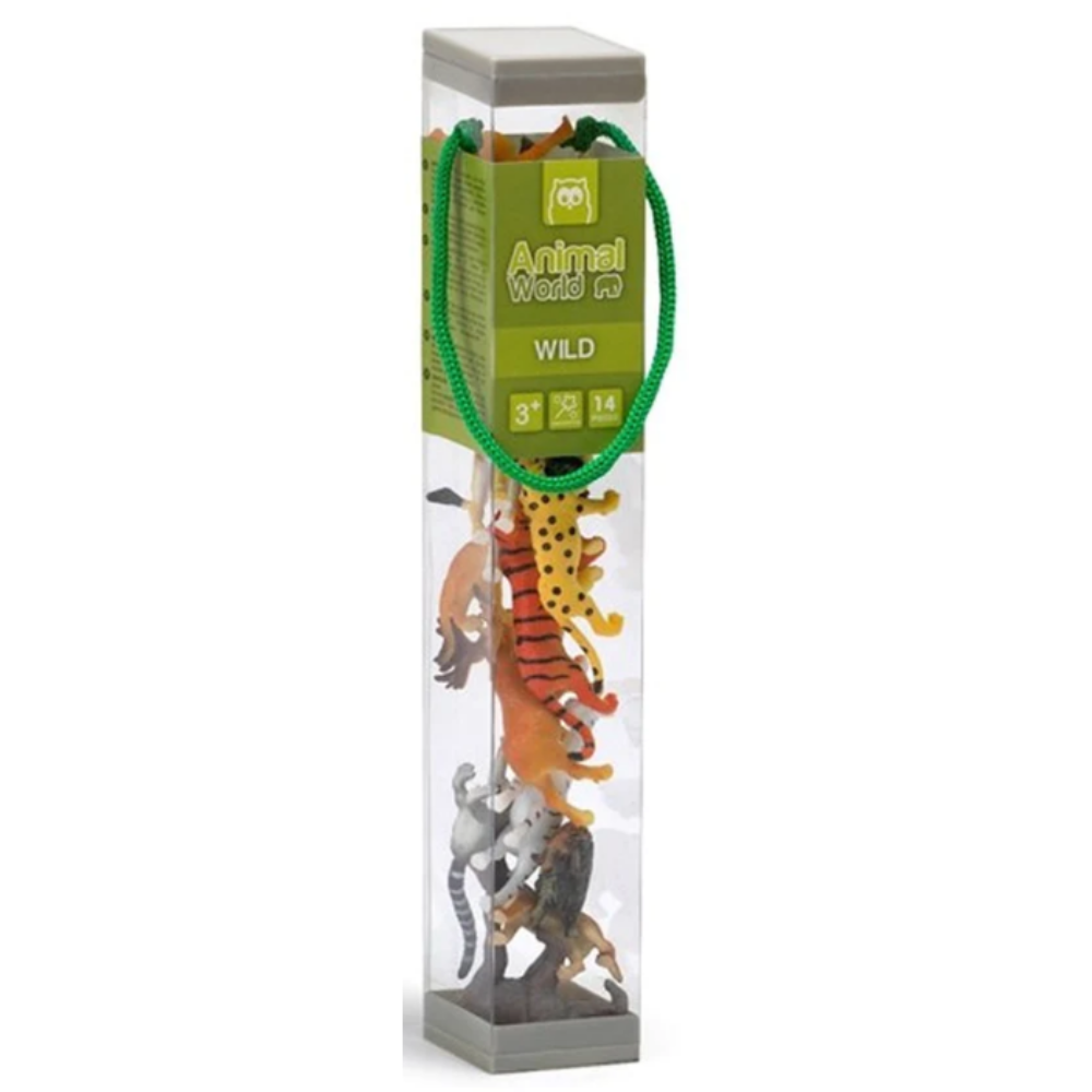 Ensemble de 14 animaux sauvages - Eveil Montessori Maroc