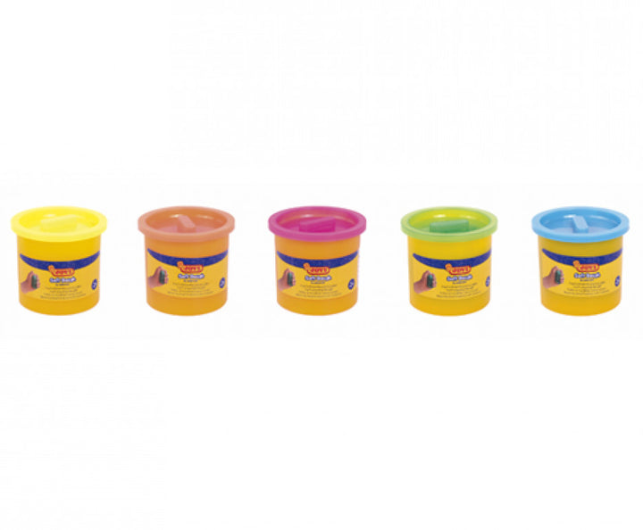 Etui 5 pots de 110g couleurs Fluo
