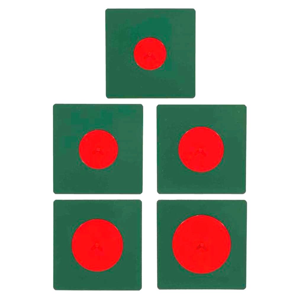 Formes concentriques Cercles et Carrés - Eveil Montessori Maroc