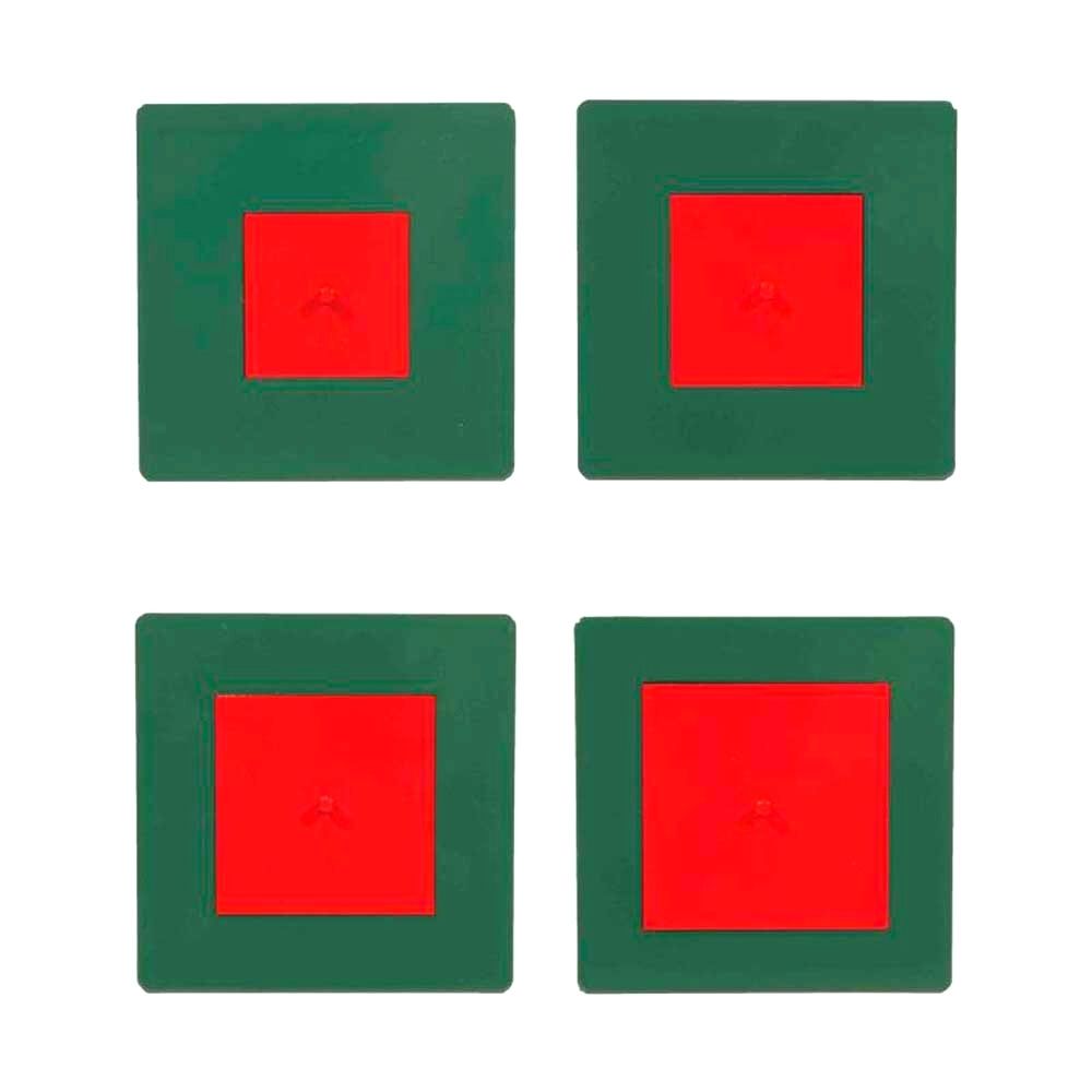 Formes concentriques Cercles et Carrés - Eveil Montessori Maroc