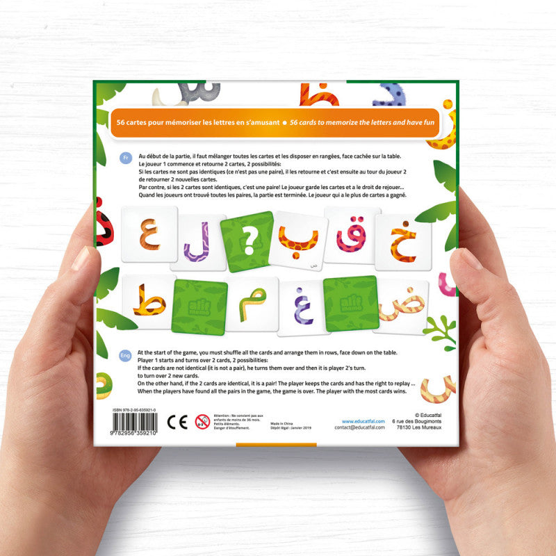 Jeu Alif Memo (56 Cartes)