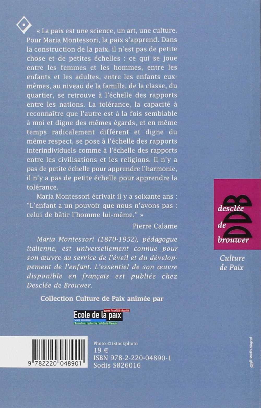 L'éducation et la paix - Eveil Montessori Maroc