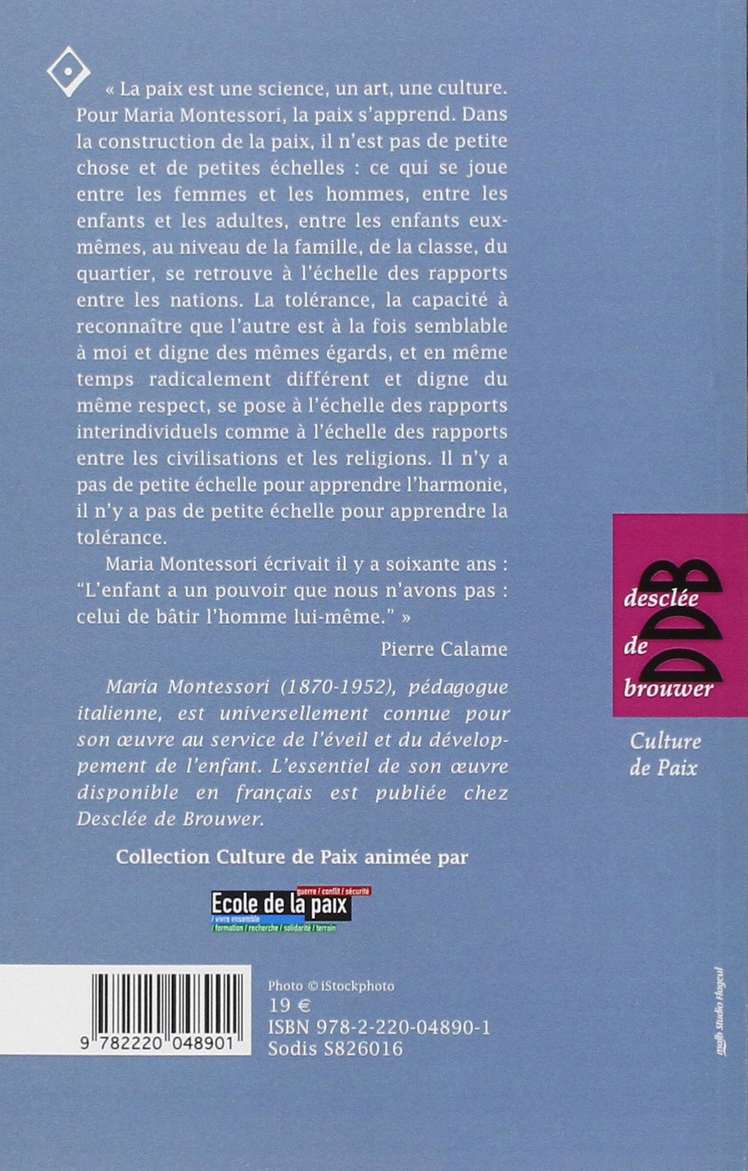 L'éducation et la paix - Eveil Montessori Maroc