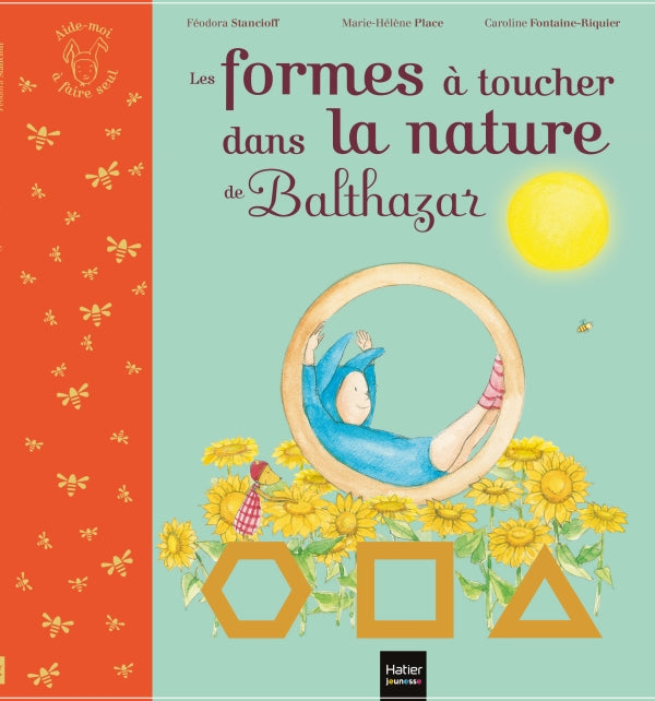 Les formes à toucher dans la nature de Balthazar - Eveil Montessori Maroc