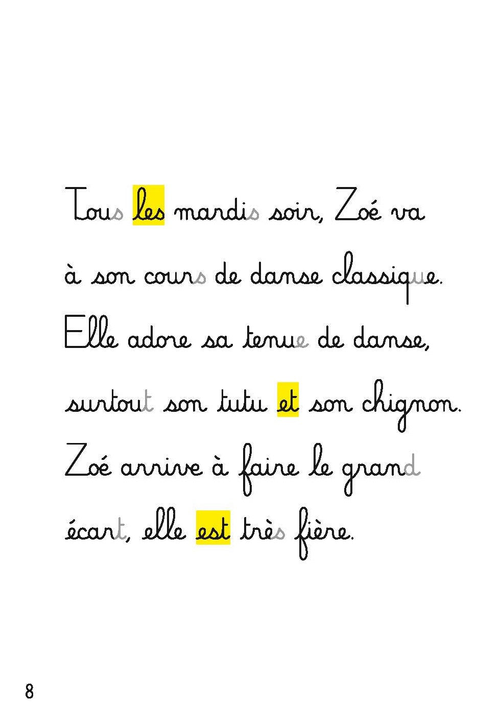 Mes premières lectures Montessori - Le cours de danse - Eveil Montessori Maroc