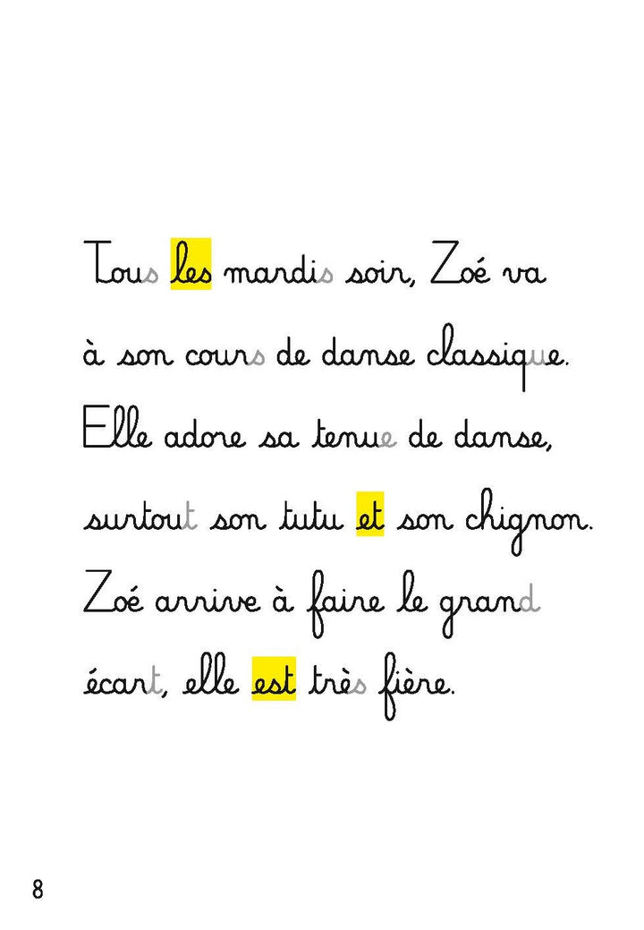 Mes premières lectures Montessori - Le cours de danse - Eveil Montessori Maroc