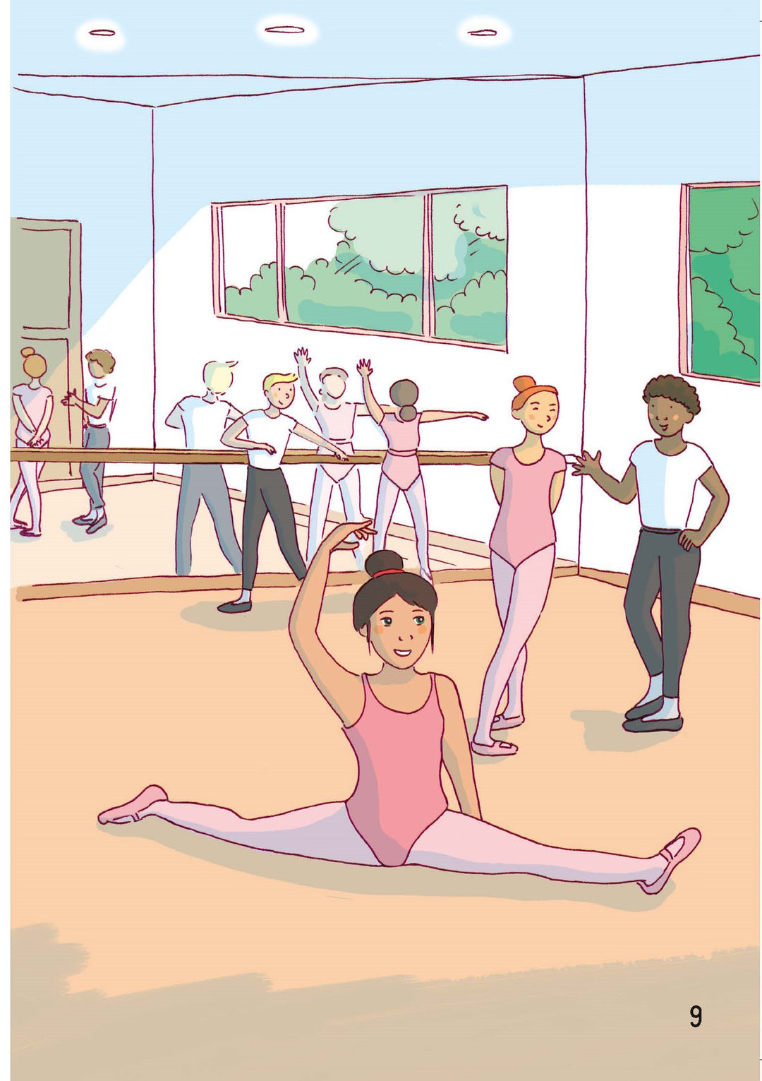 Mes premières lectures Montessori - Le cours de danse - Eveil Montessori Maroc