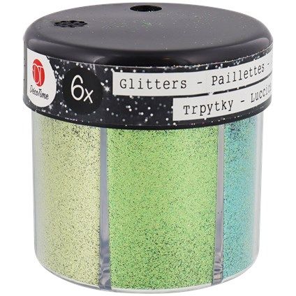 Moulin carrousel de paillettes - 6 couleurs - Eveil Montessori Maroc