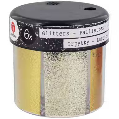 Moulin carrousel de paillettes - 6 couleurs - Eveil Montessori Maroc