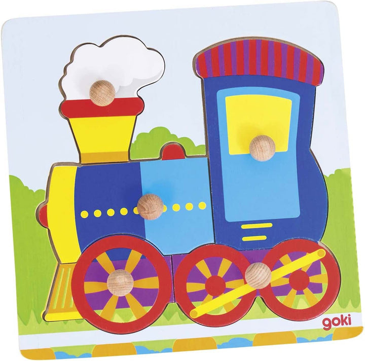 Puzzle à encastrements 4 pièces - Eveil Montessori Maroc