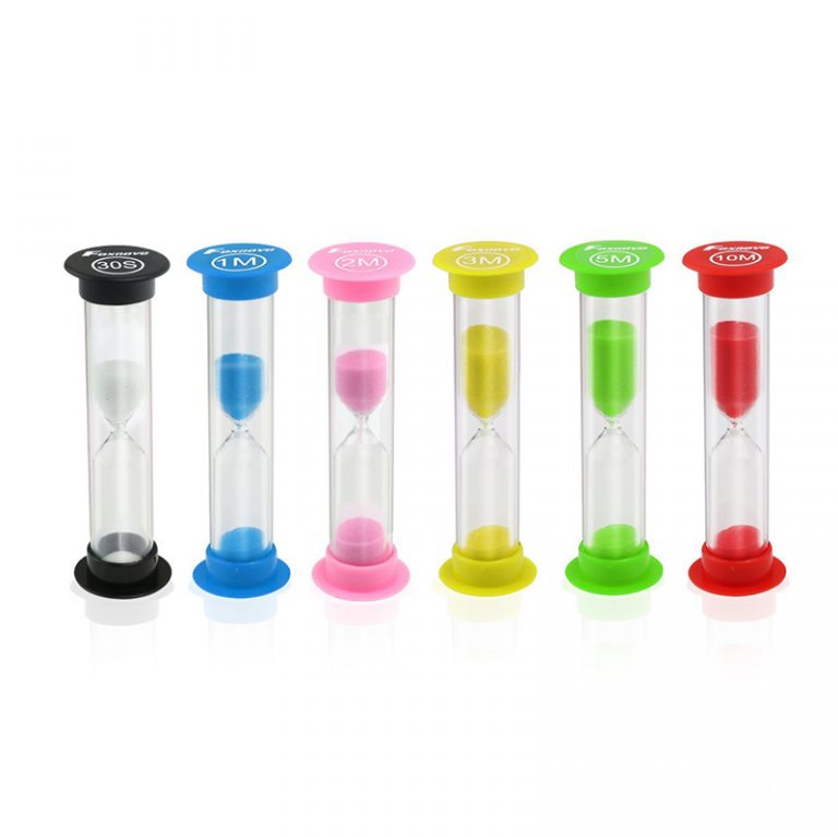 Sabliers pour jeux : 30 sec,1,3,5 et 10 minutes - Eveil Montessori Maroc