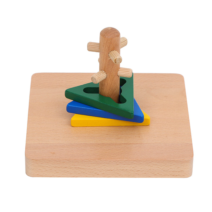 Tige d’encastrement à tourner : le triangle - Eveil Montessori Maroc