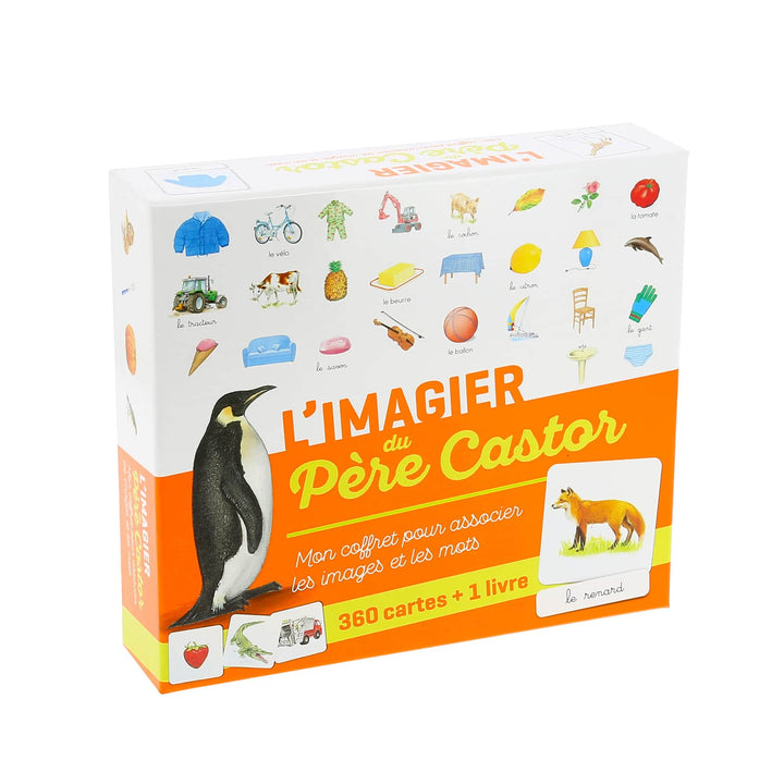 L'imagier du Père Castor : mon coffret pour associer les images et les mots - Eveil Montessori Maroc