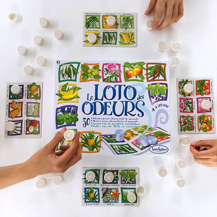 Le loto des odeurs - Eveil Montessori Maroc