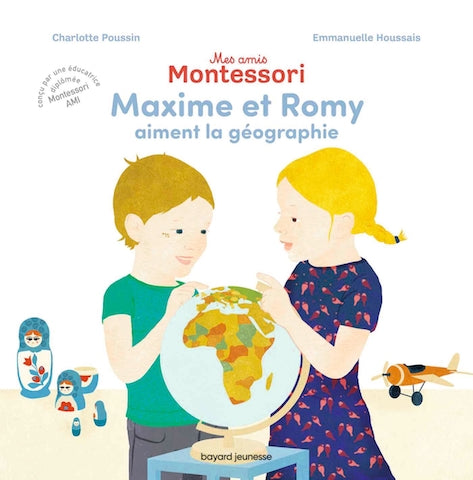 Maxime et Romy aiment la géographie - Eveil Montessori Maroc