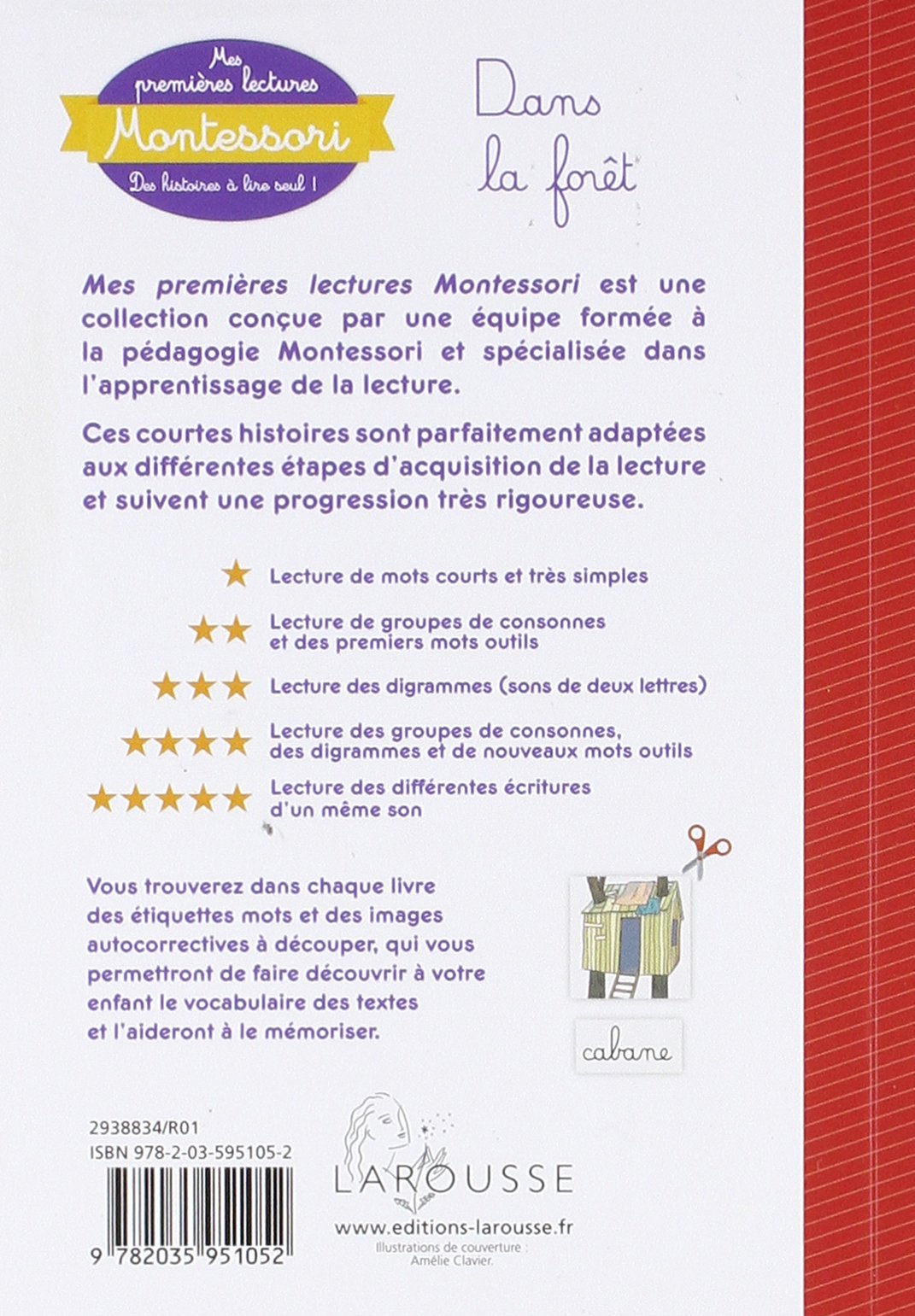 Mes premières lecture Montessori : Dans la forêt - Eveil Montessori Maroc