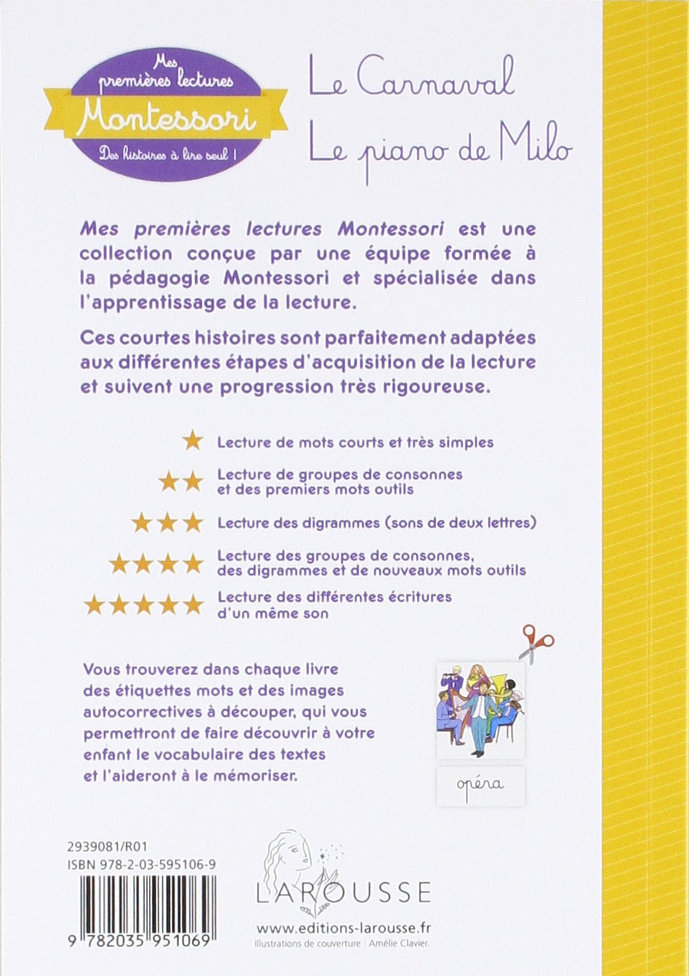 Mes premières lecture Montessori : Le Carnaval - Eveil Montessori Maroc