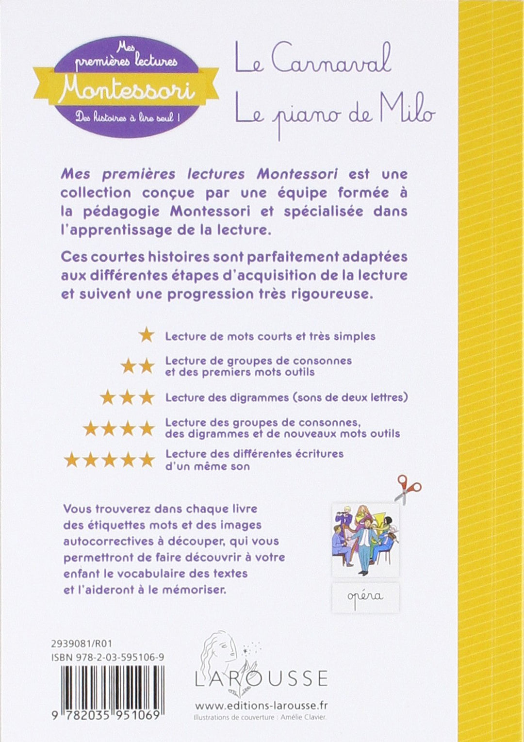 Mes premières lecture Montessori : Le Carnaval - Eveil Montessori Maroc