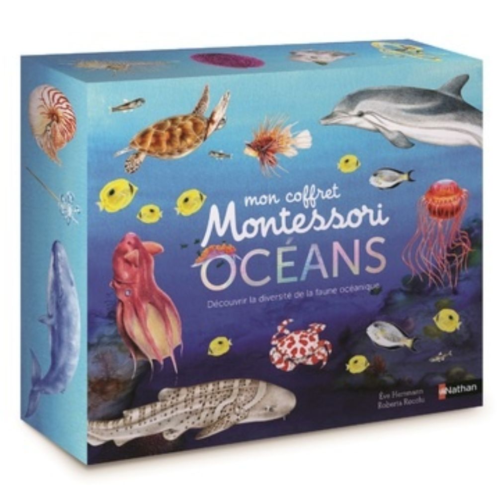 Mon coffret Montessori des océans - Pour découvrir la diversité de la faune océanique dès 3 ans - Eveil Montessori Maroc