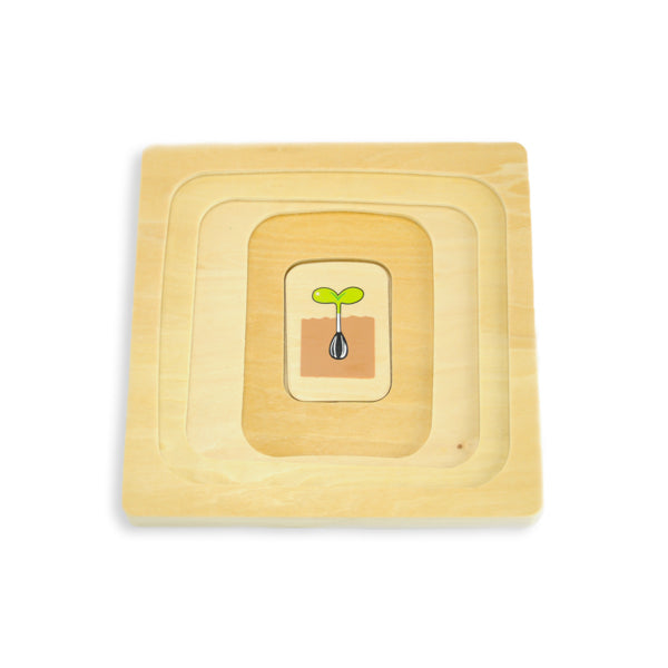 Puzzle cycle de vie de la fleur - Eveil Montessori Maroc