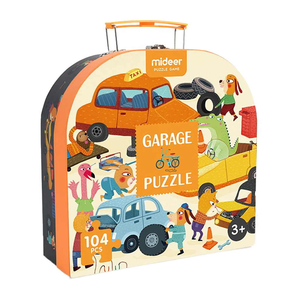 Puzzle Mon garage - 104 pcs - Eveil Montessori Maroc