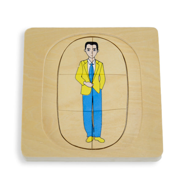 Puzzle cycle de vie de l'homme - Eveil Montessori Maroc