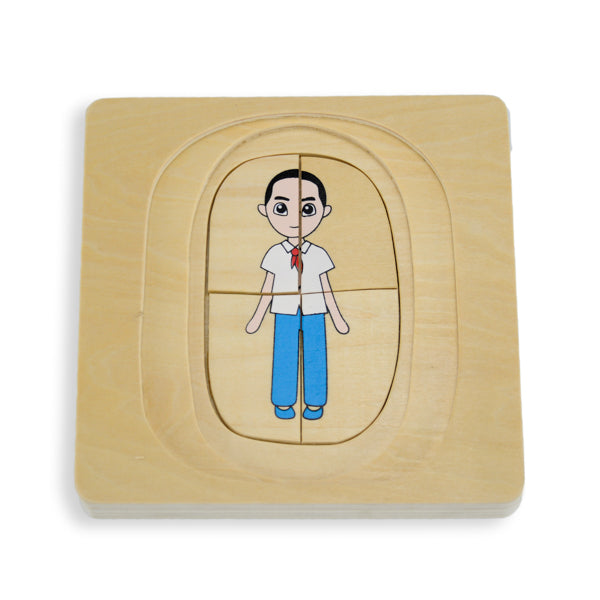 Puzzle cycle de vie de l'homme - Eveil Montessori Maroc