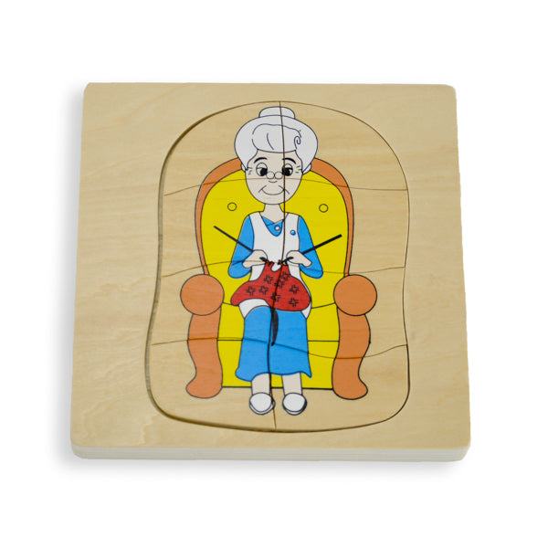 Puzzle cycle de vie de la femme - Eveil Montessori Maroc