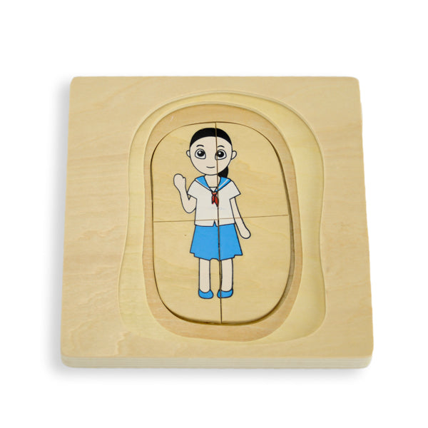 Puzzle cycle de vie de la femme - Eveil Montessori Maroc