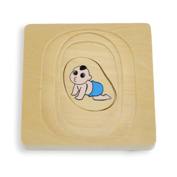 Puzzle cycle de vie de la femme - Eveil Montessori Maroc