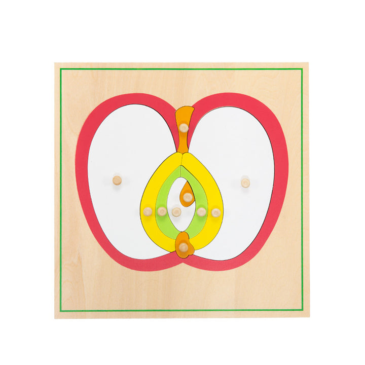 Puzzle de la Pomme - Eveil Montessori Maroc