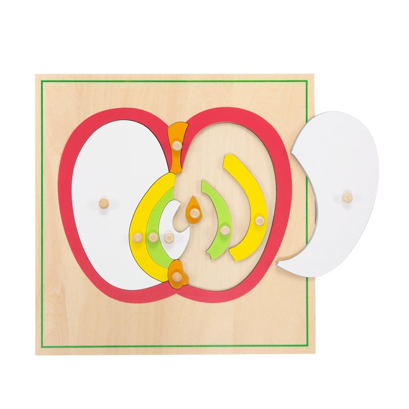 Puzzle de la Pomme - Eveil Montessori Maroc