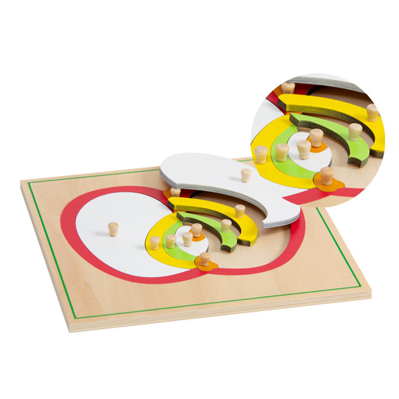 Puzzle de la Pomme - Eveil Montessori Maroc