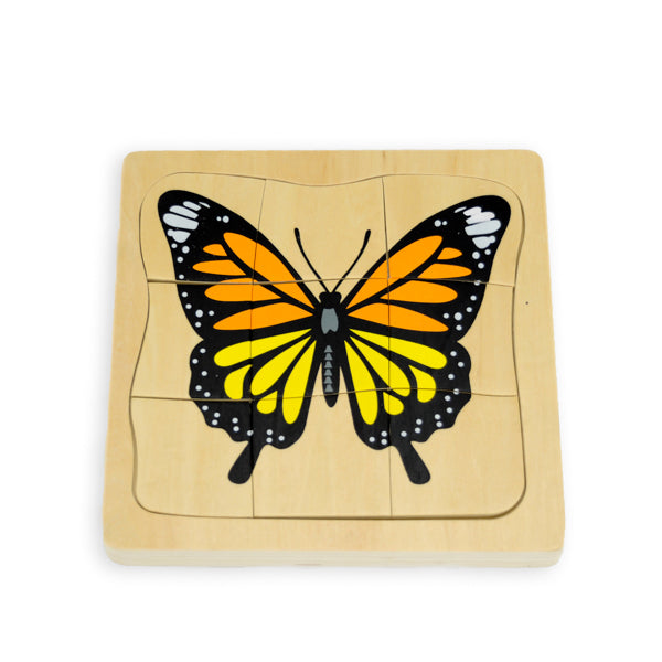 Puzzle cycle de vie du papillon - Eveil Montessori Maroc