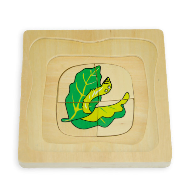 Puzzle cycle de vie du papillon - Eveil Montessori Maroc