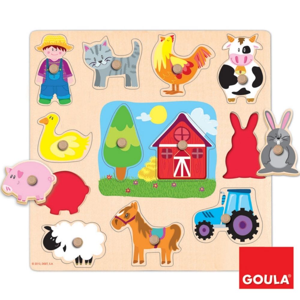 PUZZLE SILHOUETTES FERME - Eveil Montessori Maroc
