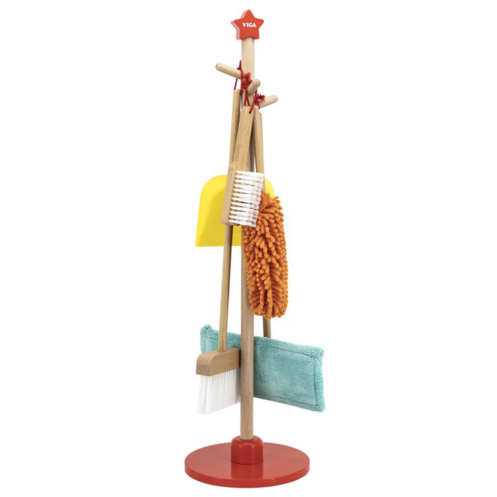 Set de nettoyage en bois pour enfants - Eveil Montessori Maroc