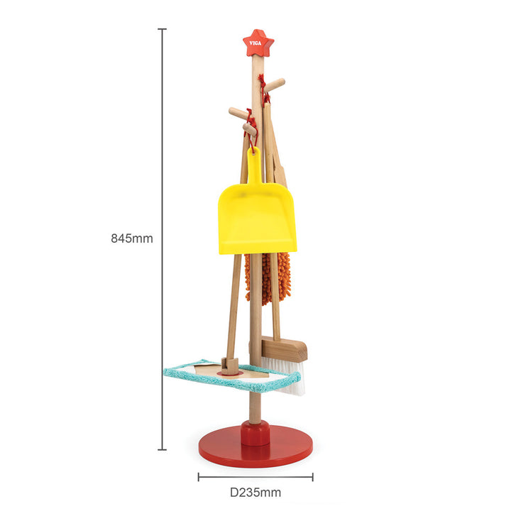 Set de nettoyage en bois pour enfants - Eveil Montessori Maroc