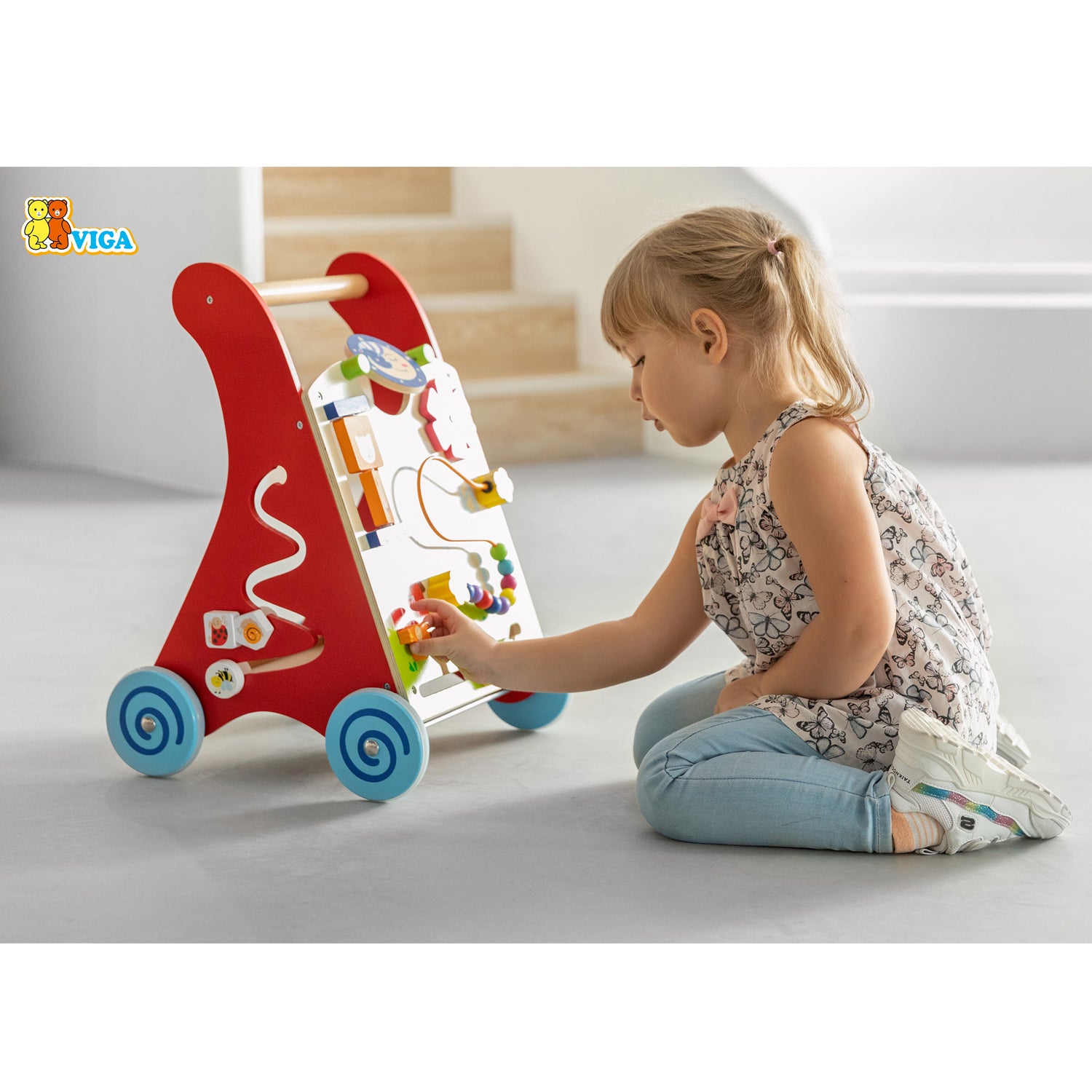 Trotteur roulant pour bébé - Marcheur  Eveil-Montessori Maroc – Eveil  Montessori