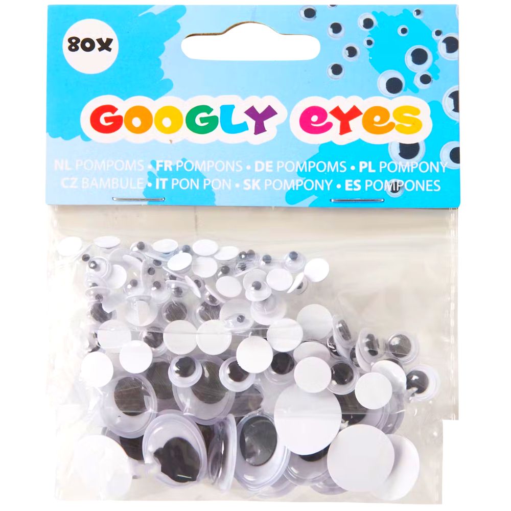 yeux mobiles : 80 pièces - Eveil Montessori Maroc