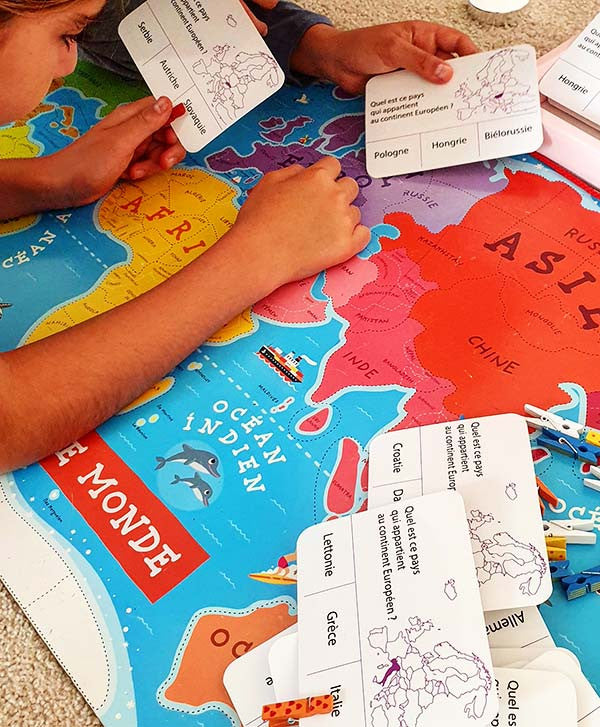 Les Pays d'Europe - Eveil Montessori Maroc