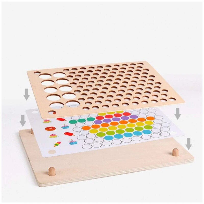 Jeu de billes Fröbel - Eveil Montessori Maroc