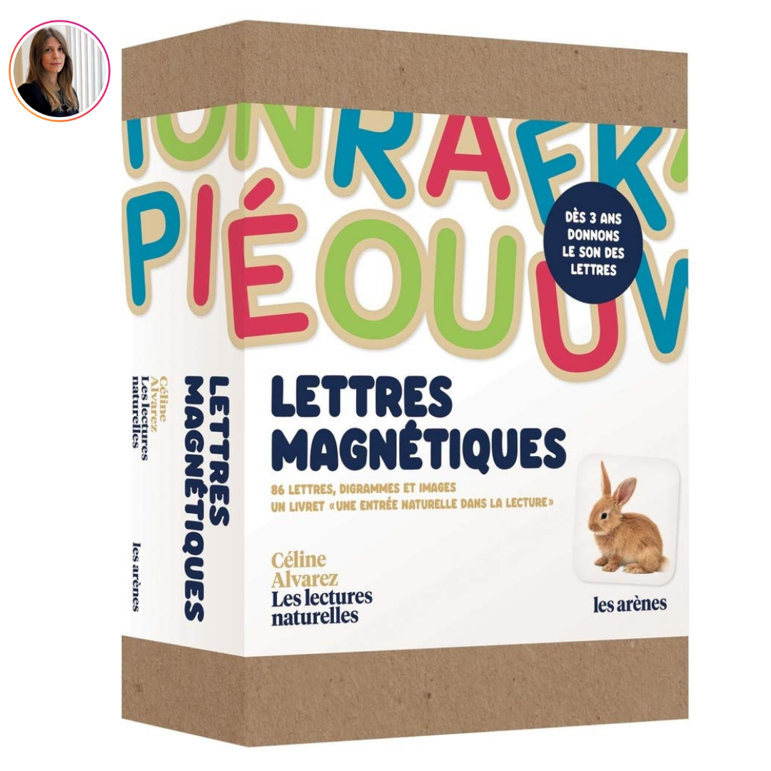 Lettres magnétiques Céline Alvarez - Eveil Montessori Maroc