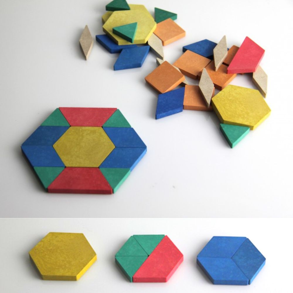 MOSAÏQUES EN BOIS RE-WOOD® - ATTRIMATHS - Eveil Montessori Maroc